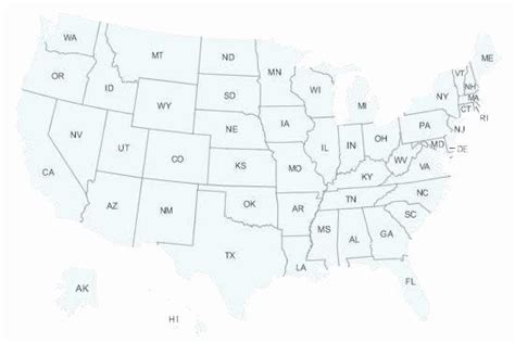 State Capitals Quiz Printable Map Of The 50 States And Capitals