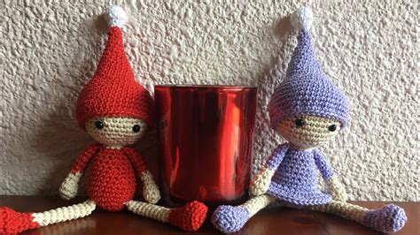 Tuto Crochet Lutin De No L Partie Jambes Bonnet Et Pompon Youtube