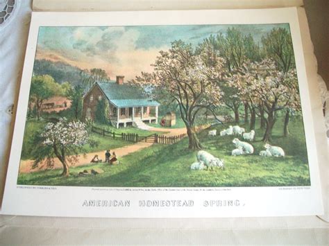 Early Currier And Ives Four Seasons Reproduction By Naturepoet