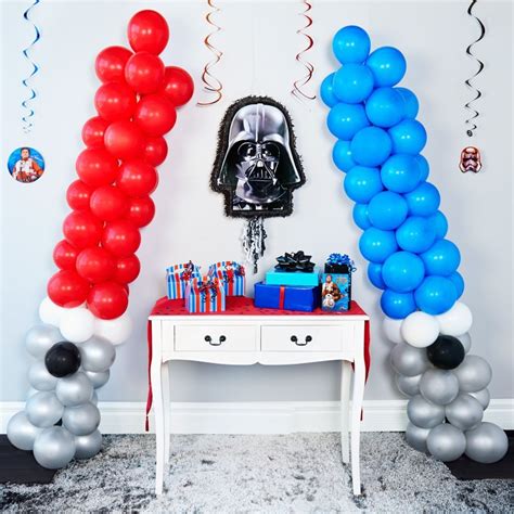 Diy Star Wars Party Decorations Star Wars Balloons Star Wars Party