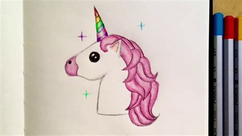 Nasıl Unicorn Çizilir Kolay Unicorn Çizimi Easy Cute Unicorn Drawing