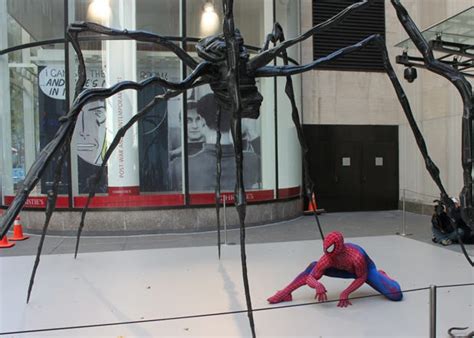 Spider Sculpture On Display At Rockefeller Plaza Business Insider