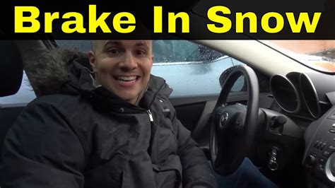 How To Brake In The Snow Driving Lesson Youtube