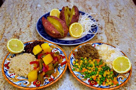3 healthy vegan lunches dinners — nina and randa