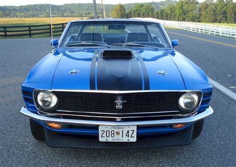 Blue 1970 Ford Mustang Convertible Photo Detail