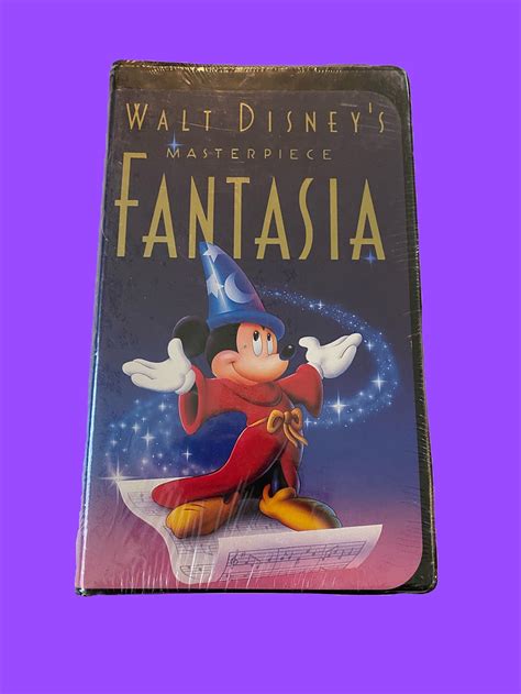 Fantasia Vhs Sealed Disney Etsy