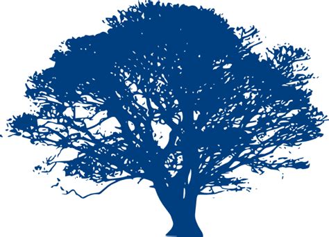 Blue Tree Clip Art At Vector Clip Art Online Royalty Free