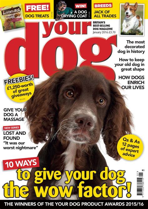 Your Dog Magazine Cover Jan 16