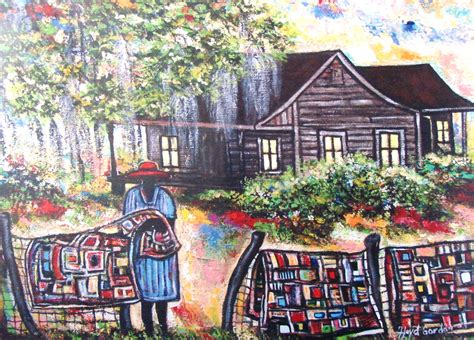 The Country Farm Home Old South Folk Art Prints By Artist Floyd Gordon