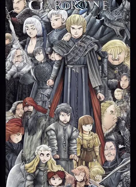 Game Of Thrones Manga Cover By Akira Toriyama Stable Diffusion Openart