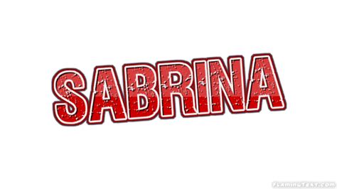 sabrina logotipo ferramenta de design de nome grátis a partir de texto flamejante