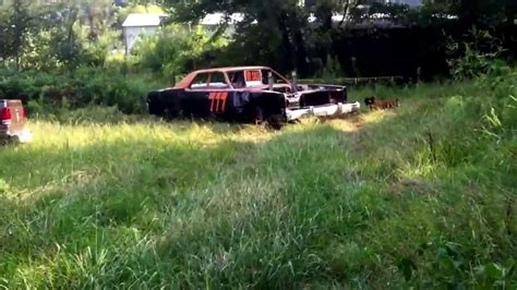 Mga wreck royale demolition derby exploding race car tooned out. Adam brockwell derby car for sale - YouTube