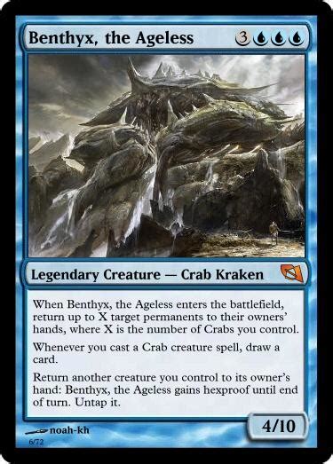 Benthyx The Ageless Crab Commander Rcustommagic