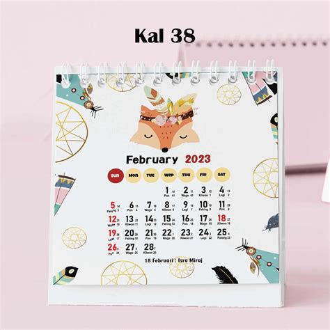 Jual Artomaringi Kalender Mini 2024 Kalender Meja 2024 Custom Kal38