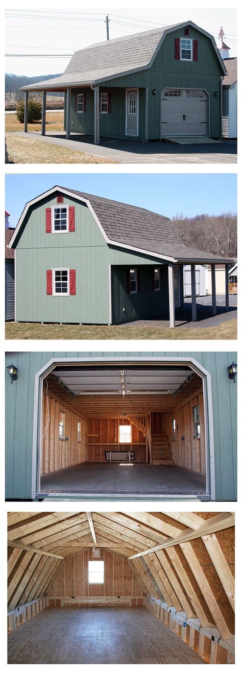 Metal or wood prefab garages. Raised Roof Garage | Prefab Garages | Horizon Structures ...