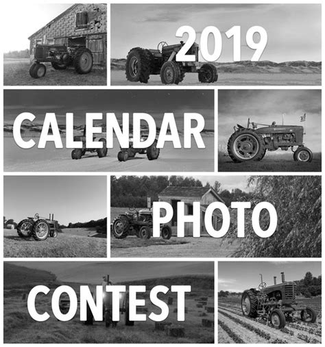 2019 Tractor Calendar Photo Contest