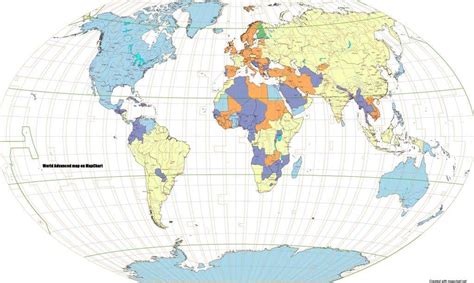 A Complete World Map The Advanced World Map On Mapchart Blog Mapchart