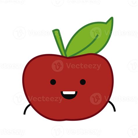 Red Apple Cartoon 11029431 Png