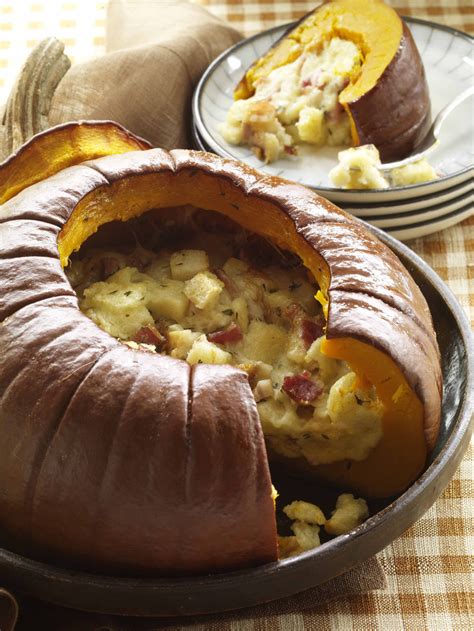 Pumpkin Stuffed With Everything Good By Dorie Greenspan Cooking By