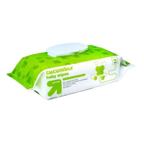 Up And Up Fresh Cucumber Baby 100 Wipes With Hard Case