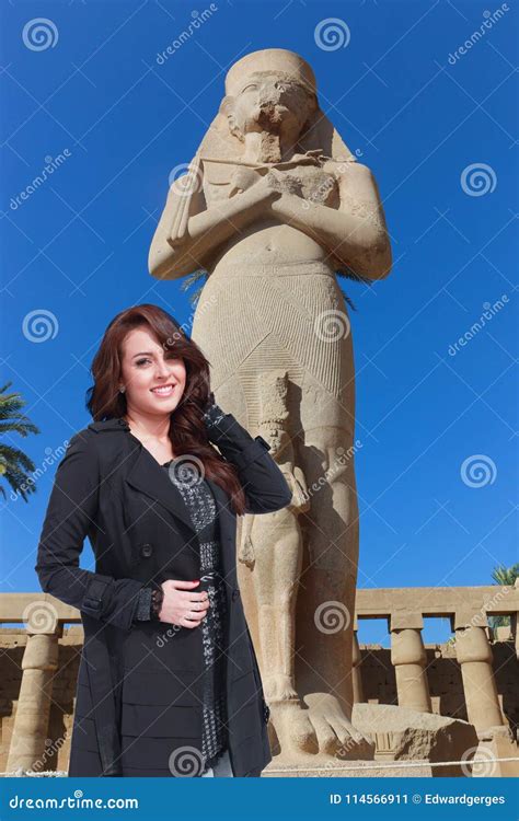 Beautiful Egyptian Woman Stock Image Image Of Clothes 114566911