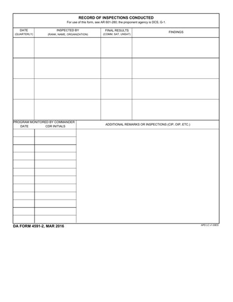 Da Form 4591 2 Fill Out Sign Online And Download Fillable Pdf