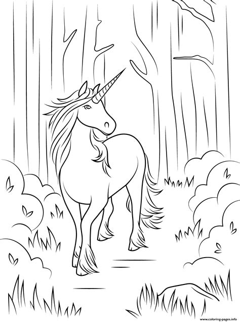 We have selected the best free coloring pages to print out and color. Forest Unicorn By Artsashina Coloring Pages Printable