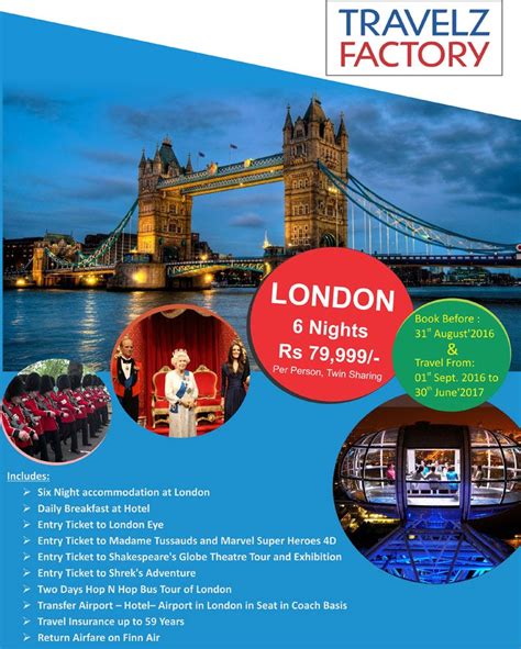 London Paris Tour Holiday Packages From Delhi By Travelz Factory Medium