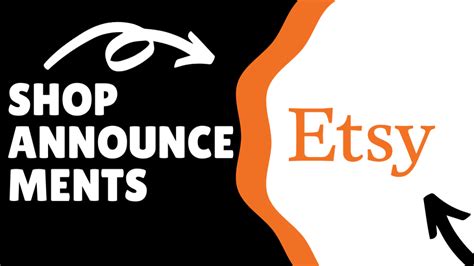 Etsy Shop Announcements Ultimate Guide Selleraider