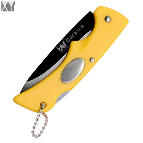 Sharp Ceramic Blade Kitchen Knife Xyj Brand Small Folding Pocket Knife