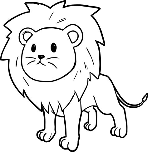 Lion Coloring Pages At Free Printable Colorings