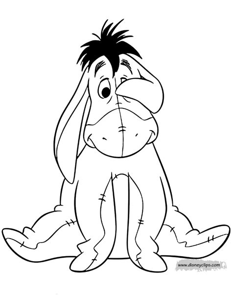 Eeyore Coloring Pages 3