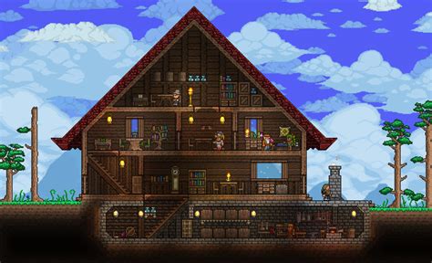 Cool Terraria Base Designs Building A House Is One Of The First