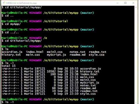 Git bash comes included as part of the git for windows package. Git Bash, Bash Basics - YouTube