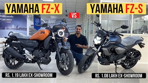 Yamaha FZ X Vs Yamaha FZ S 3 0 Detailed Walkaround Comparison YouTube