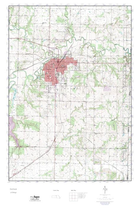 Mytopo Fort Scott Kansas Usgs Quad Topo Map