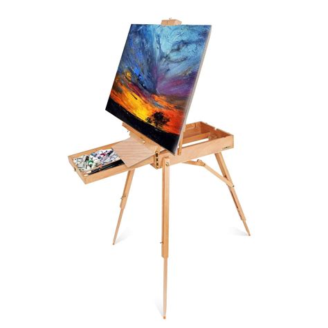 Zimtown 72 French Easel Portable Folding Wooden Beechwood Sketch Box