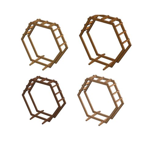 Portable Hexagon Wedding Arbordiy Plans Pdfcollapsible Arch Build Instructionshexagonal Arch