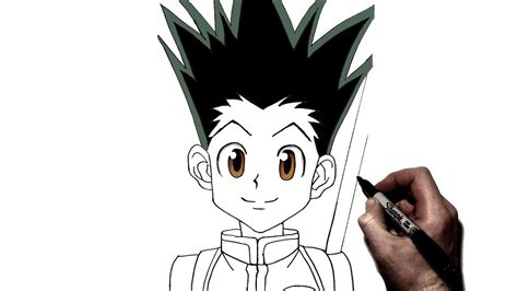 How To Draw Gon Freeccs Step By Step Hunter X Hunter Youtube