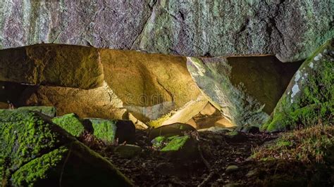 Cueva Del Bosque En La Montaña Krabi Tailandia Foto De Archivo