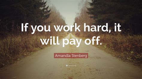 Amandla Stenberg Quote “if You Work Hard It Will Pay Off”