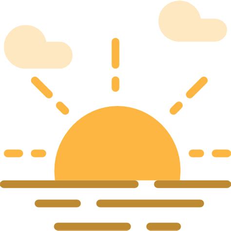 Sunrise Sunset Icon At Getdrawings Free Download