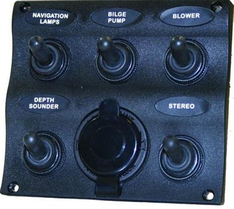 Purchase Seasense 50031295 5 Gang Switch Panel Wpower Socket Marine