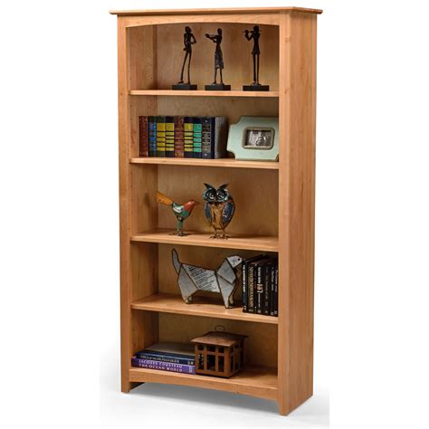 Archbold Furniture Alder Bookcases 63672 Open Bookcase With 5 Shelves