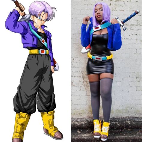 Sami Bess On Instagram 💥 Character Vs Cosplay 💥 Trunks Cosplay Made