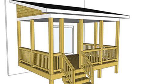 A Look At 5 Kinds Of Mobile Home Porch Blueprints
