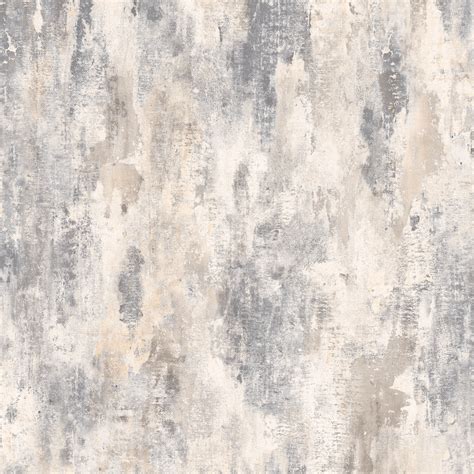 Buy Grandeco Concrete Vinyl Cream Grey Stone Wallpaper