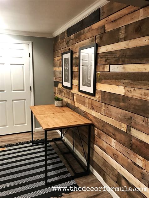 Diy Pallet Walls The Who What Where How Of Our Beautiful Pallet