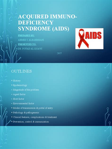 Acquired Immuno Deficiency Syndrome Aids Prepared By Pdf Hivaids Management Of Hivaids