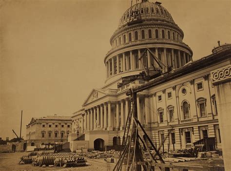 United States Capitol Building In 1863 Photograph By Everett